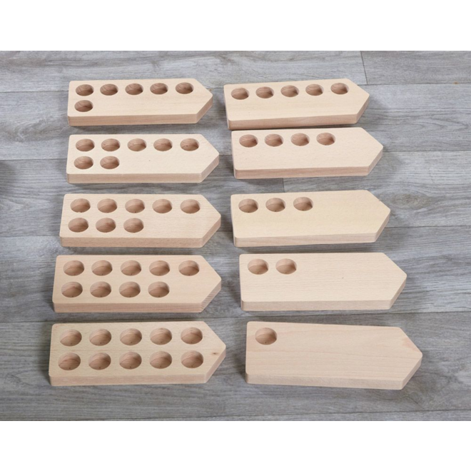 Rekenbootjes (10 stuks)