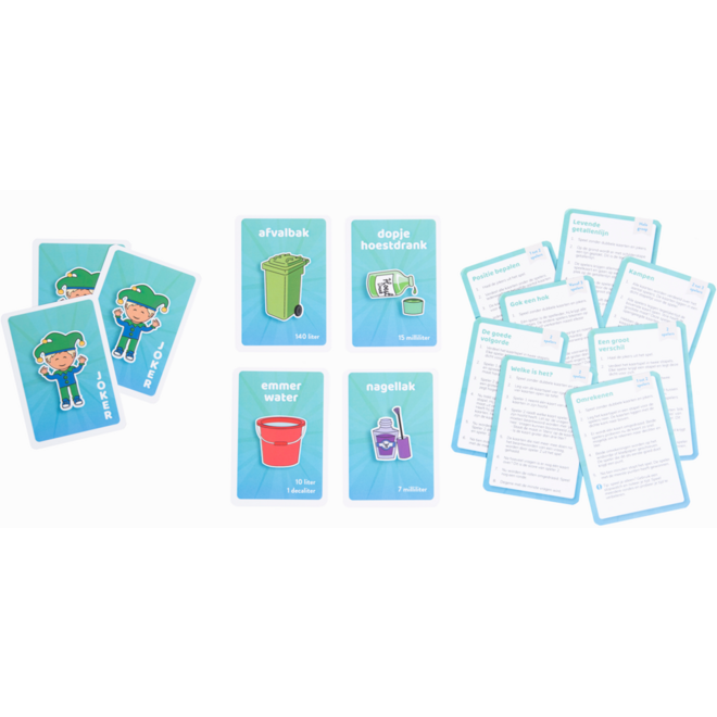 LDO Rekenen – Kaartspel meten – set van 3