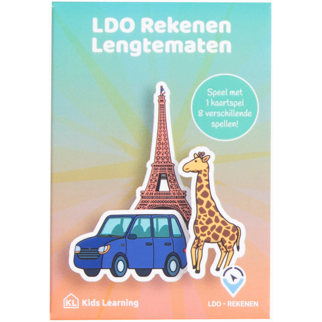 LDO Rekenen – Kaartspel meten – set van 3