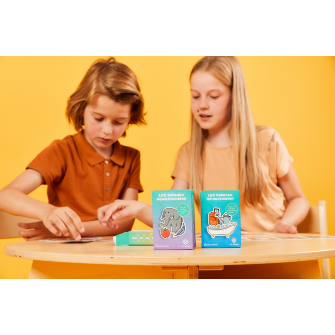 LDO Rekenen – Kaartspel meten – set van 3