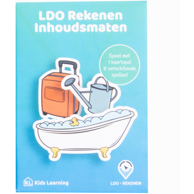 LDO Rekenen – Kaartspel meten – set van 3