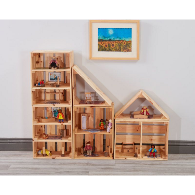 Flatgebouw poppenhuis / keuken