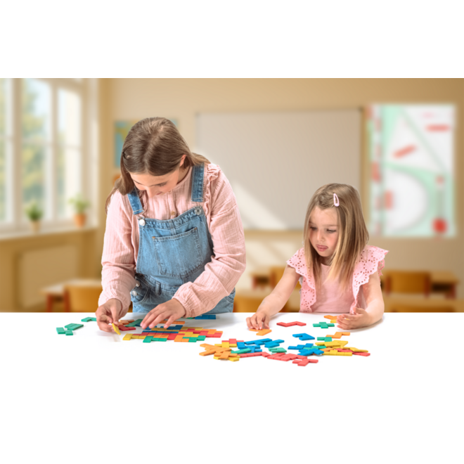 Pentomino's in 5 kleuren (60 st.)