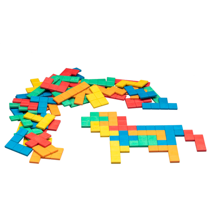Pentomino's in 5 kleuren (60 st.)