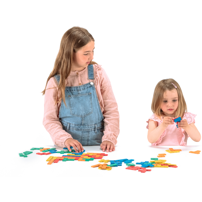 Pentomino's in 5 kleuren (60 st.)