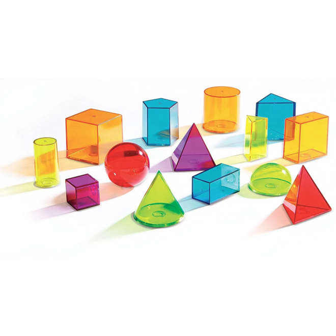 Geometrische vaste lichamen (set van 14)