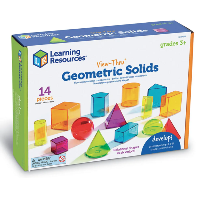 Geometrische vaste lichamen (set van 14)