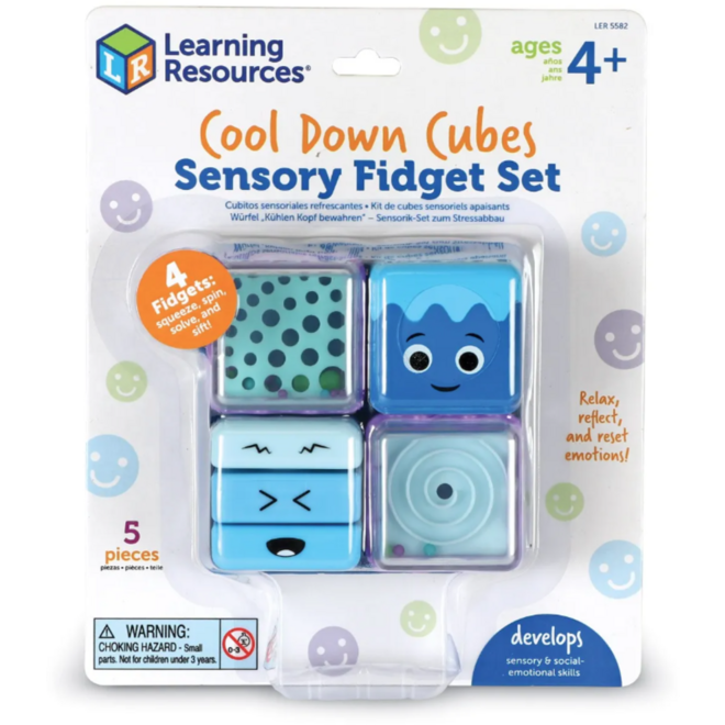 Zintuiglijke Blokjes Zintuiglijke Fidget Set, cool down