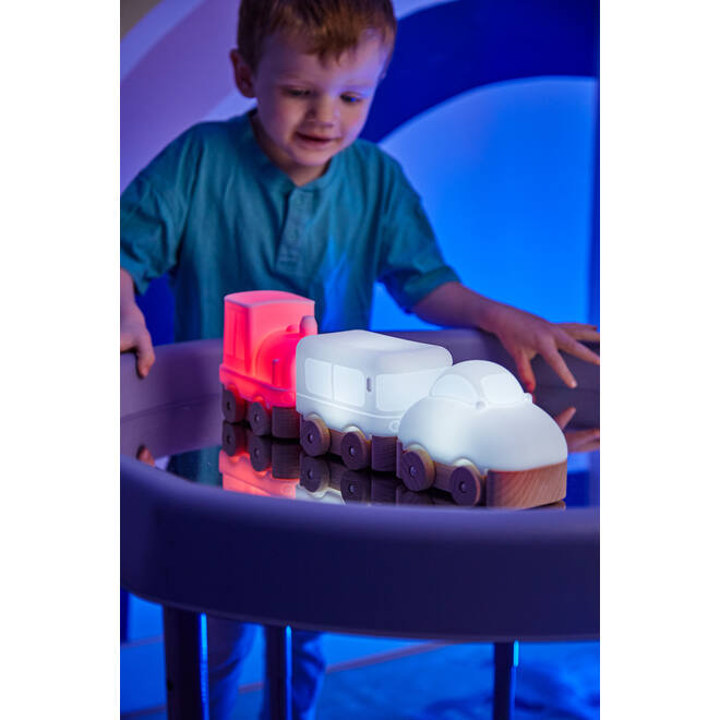 Lichtgevende Siliconen Voertuigen, set van 3 stuks