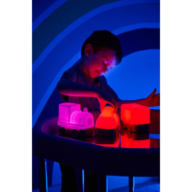 Lichtgevende Siliconen Voertuigen, set van 3 stuks