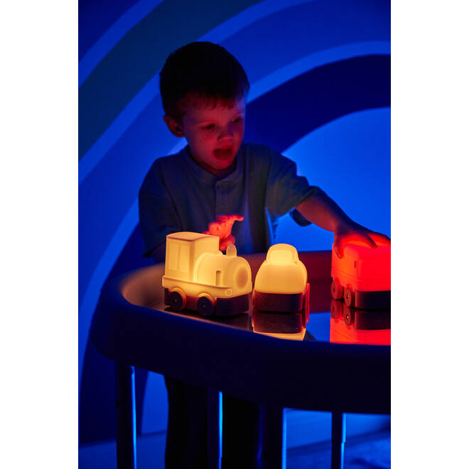 Lichtgevende Siliconen Voertuigen, set van 3 stuks