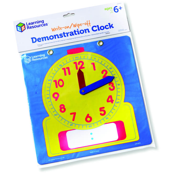 Demonstratie Klok, beschrijfbaar en afneembaar