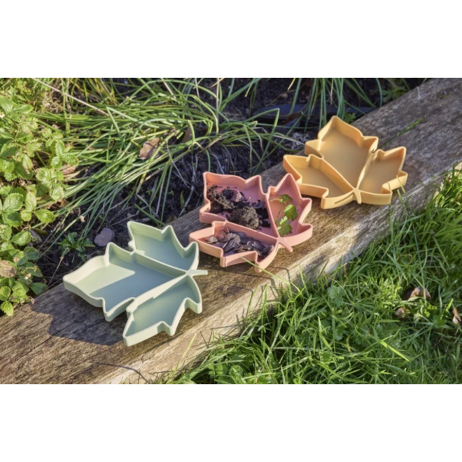 Speelbakken sensorisch, bladvormig, set van 3