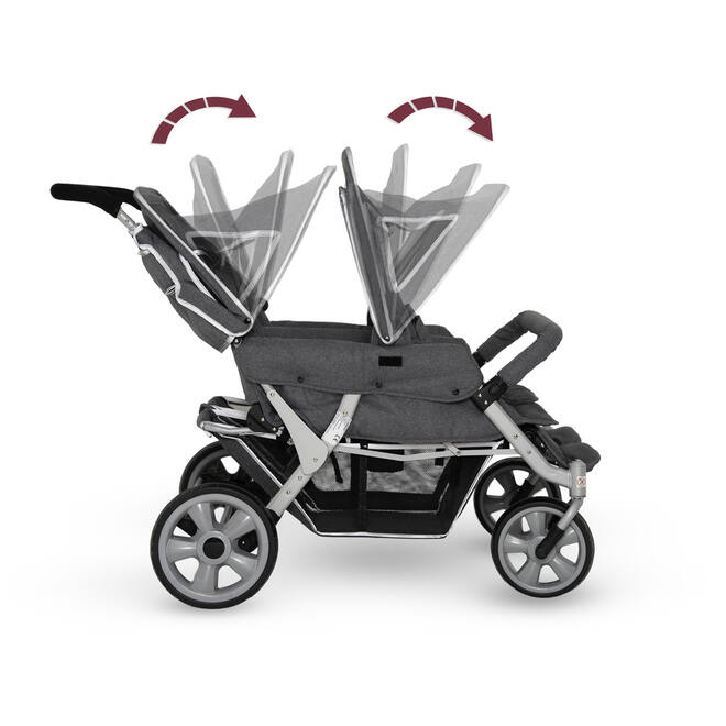 Wandelwagen Cabrio vierzitter