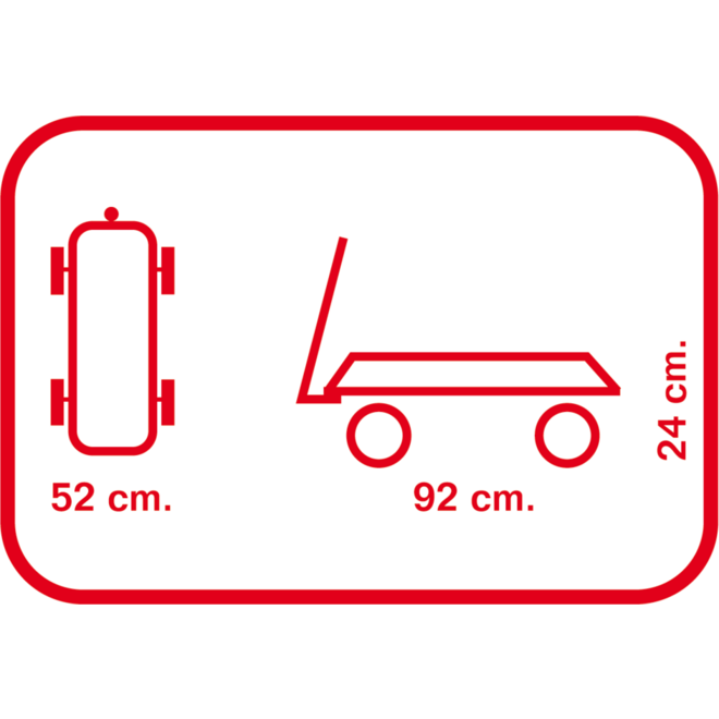 Trekwagen gegalvaniseerd