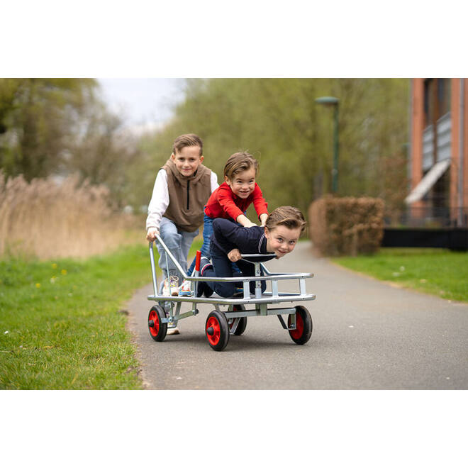 Stuurduwwagen maxi gegalvaniseerd