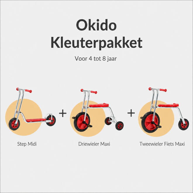 Okido Kleuterpakket, voor 4 tot 8 jaar