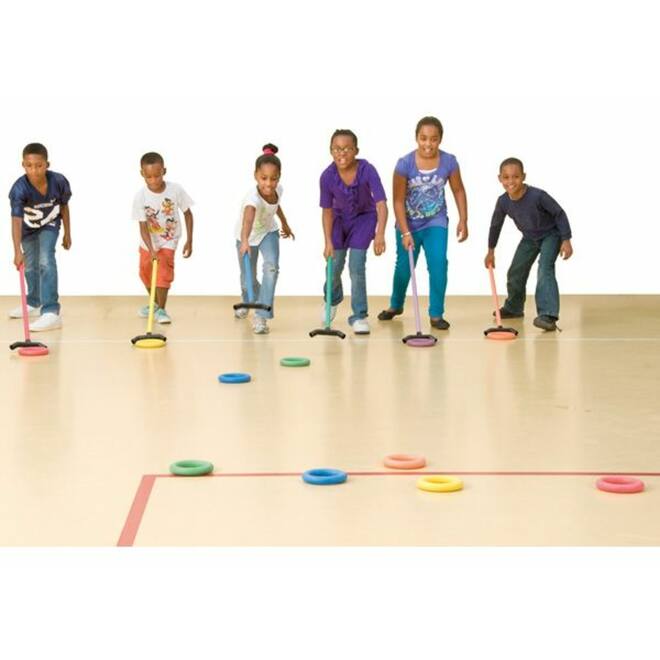 Shuffleboard set sticks