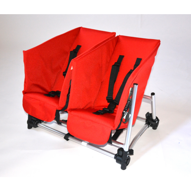 Rambler duo-babyzitje rood