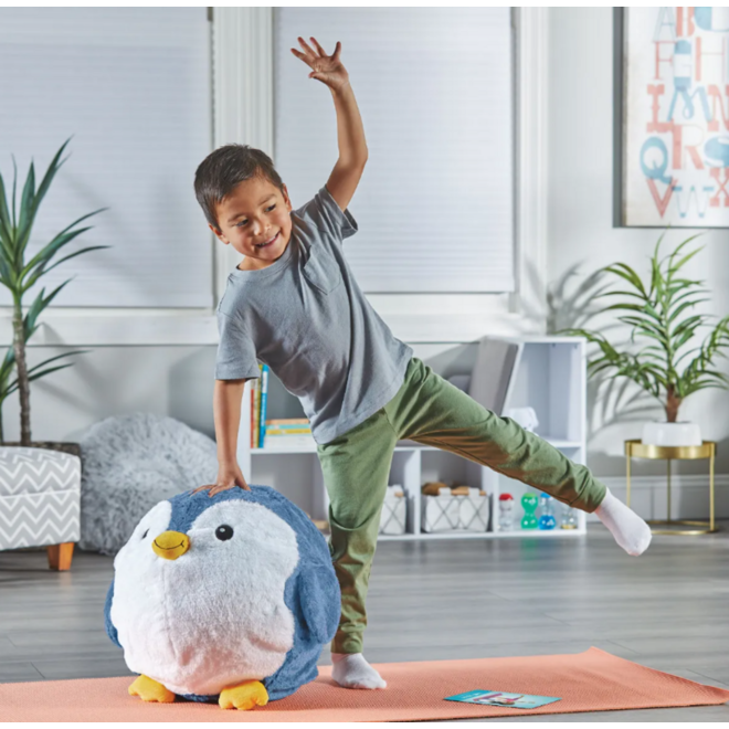Yogabal Buddy met BubblePlush™ (pinguïn)