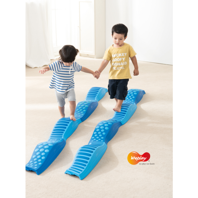 Loopbalken tactiel blauw 8 stuks