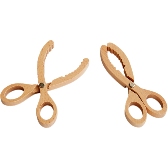 Houten schaar, set van 2