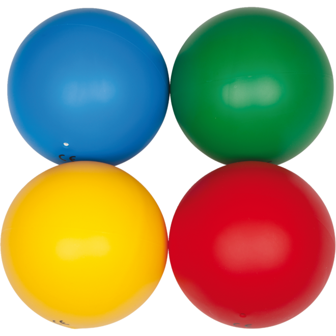 Gymnastiekbal 18 cm rood, 175 gram