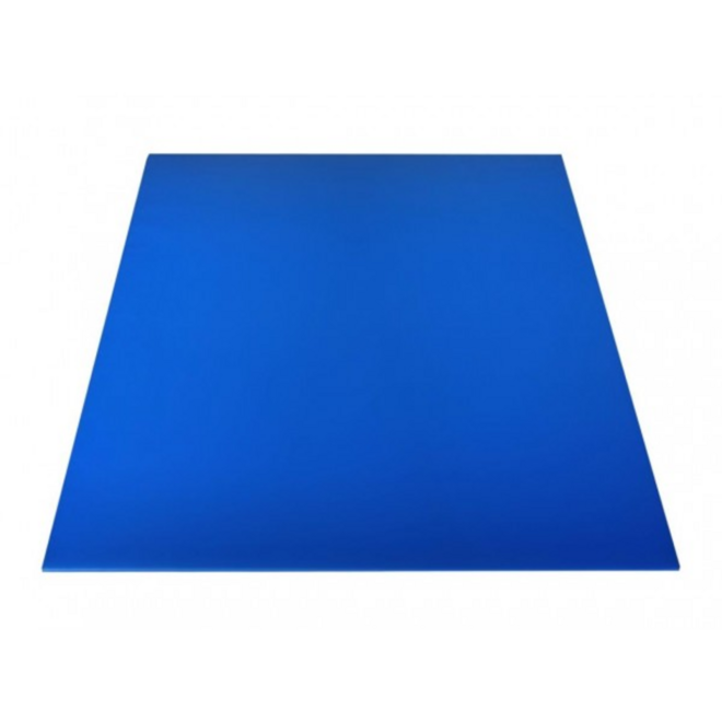 Speelmat blauw formaat 200 x 100 x 2 cm (geen bouwmat)