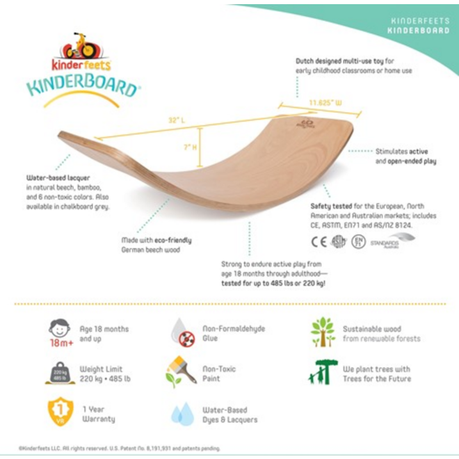 Kinderboard Naturel