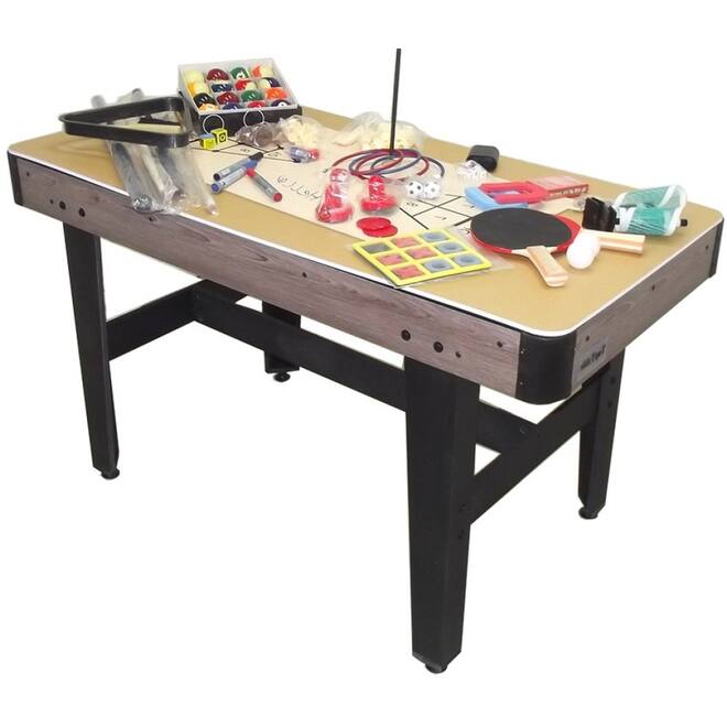 CubSports Multi Fun 16 in 1 Multi-tafel indoor hout-look