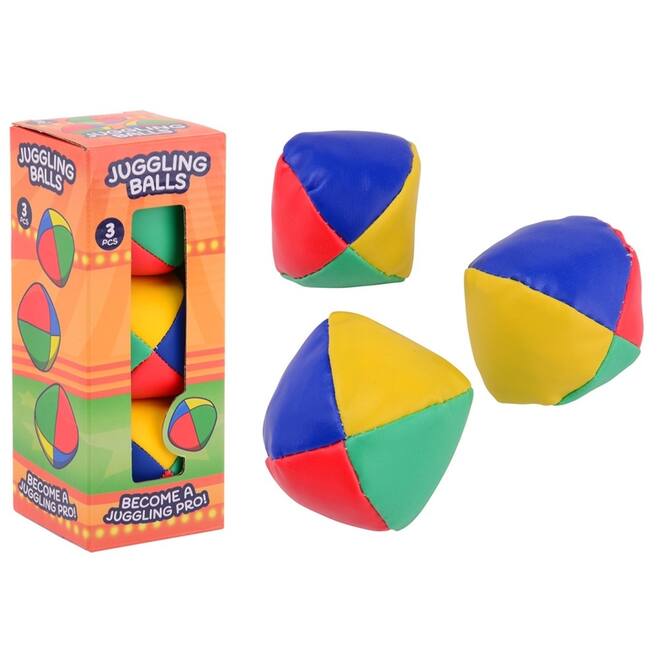 Jongleerballen, 3 stuks in koker