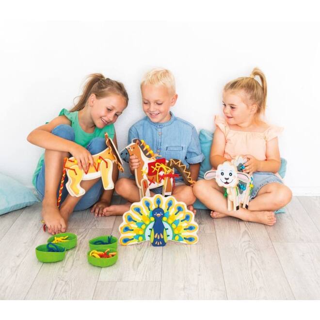 Rijg dieren XXL set, 129st