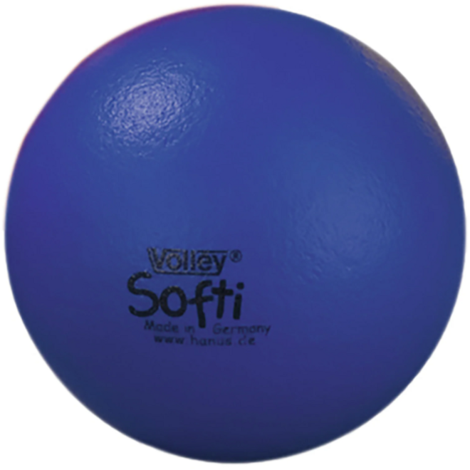 Volleybal | Volley ® ELE-Softball SOFTI, Ø 16 cm, 70 g, blauw