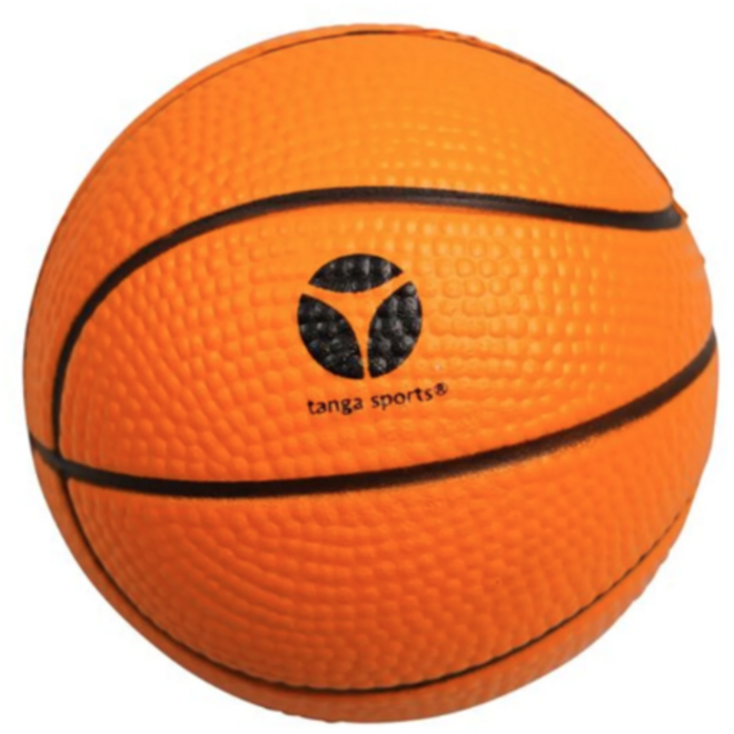 Basketbal | Super Bounce Basketball, Ø 6,3 cm, oranje/zwart