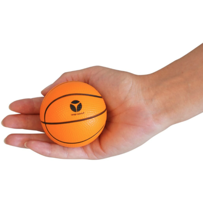 Basketbal | Super Bounce Basketball, Ø 6,3 cm, oranje/zwart