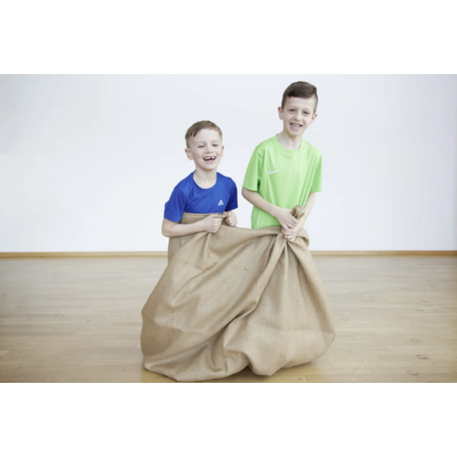 Springzak | Dubbele jute, 120 x 115 cm, naturel