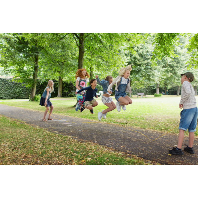 BS | Springtouw extra lang 5 meter, naturel