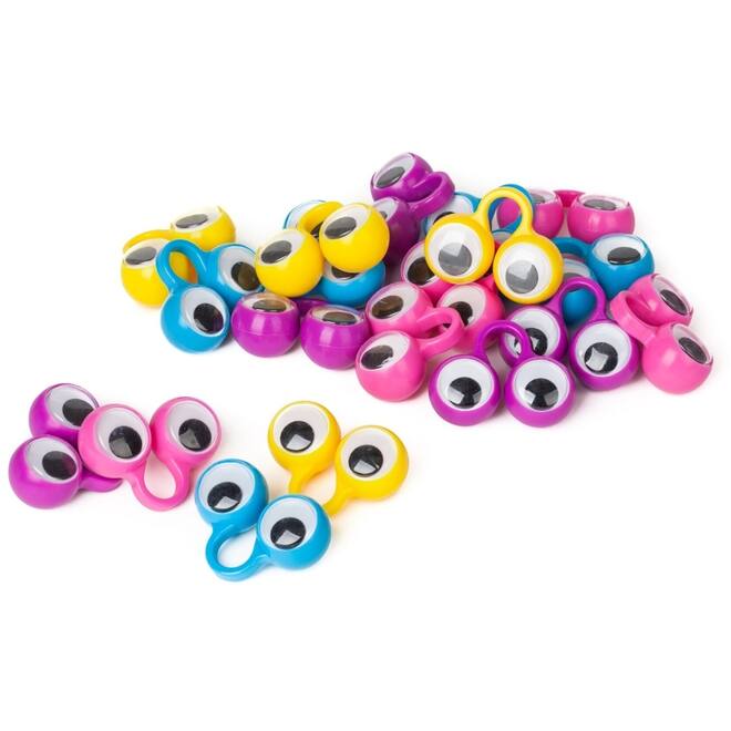 Vingerogen, set van 12 stuks, 5,5 cm