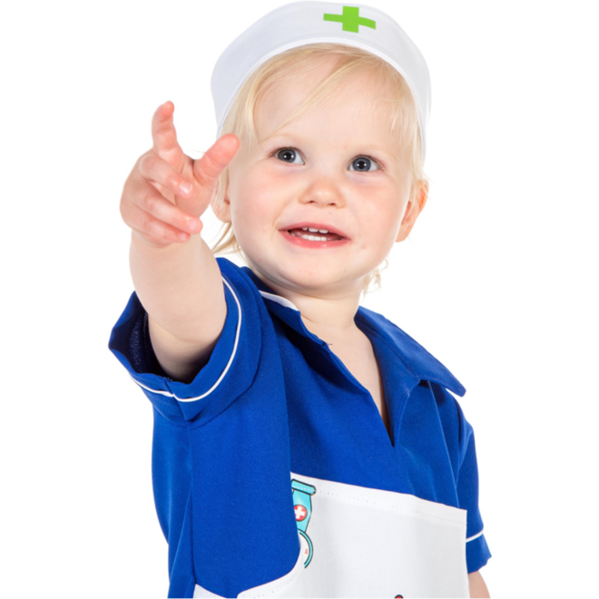 Verkleedkleding ECO zuster, 4-7 jaar