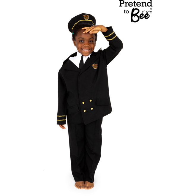 Verkleedkleding ECO piloot, 4-7 jaar