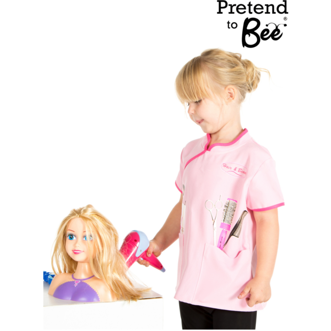 Verkleedkleding ECO schoonheidsspecialiste, 4-7 jaar