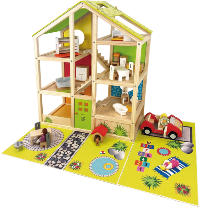 Poppenhuis set compleet XL