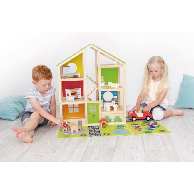 Poppenhuis set compleet XL
