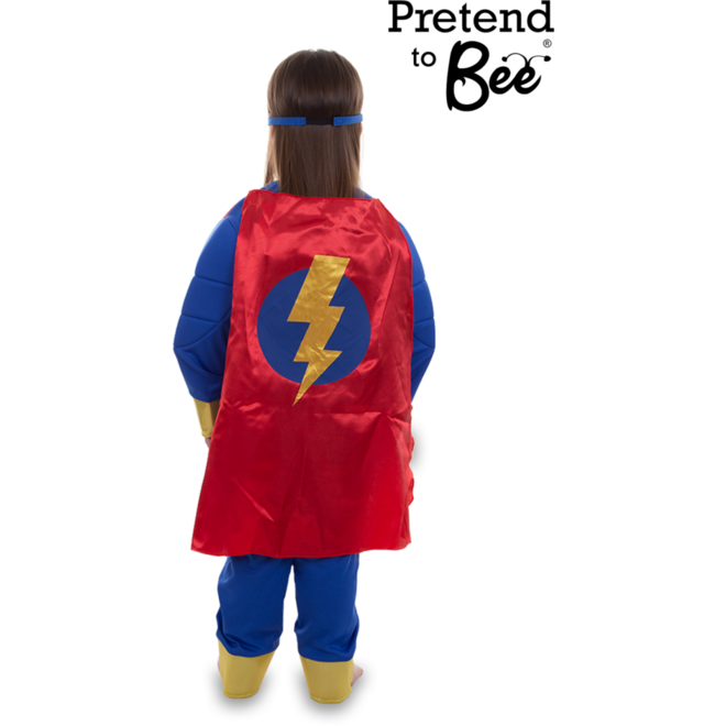 Verkleedkleding Superheld pak, 4-7 jaar