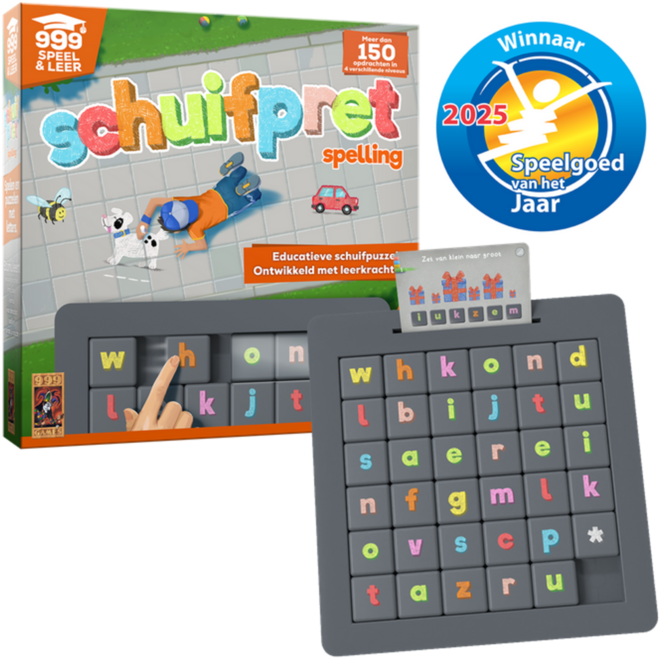 Schuifpret Spelling