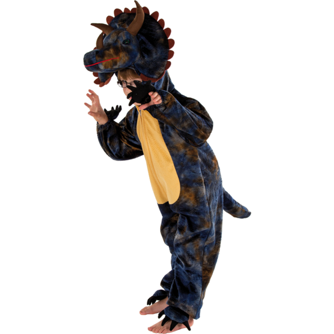 Verkleedkleding Triceratops, 4-7 jaar