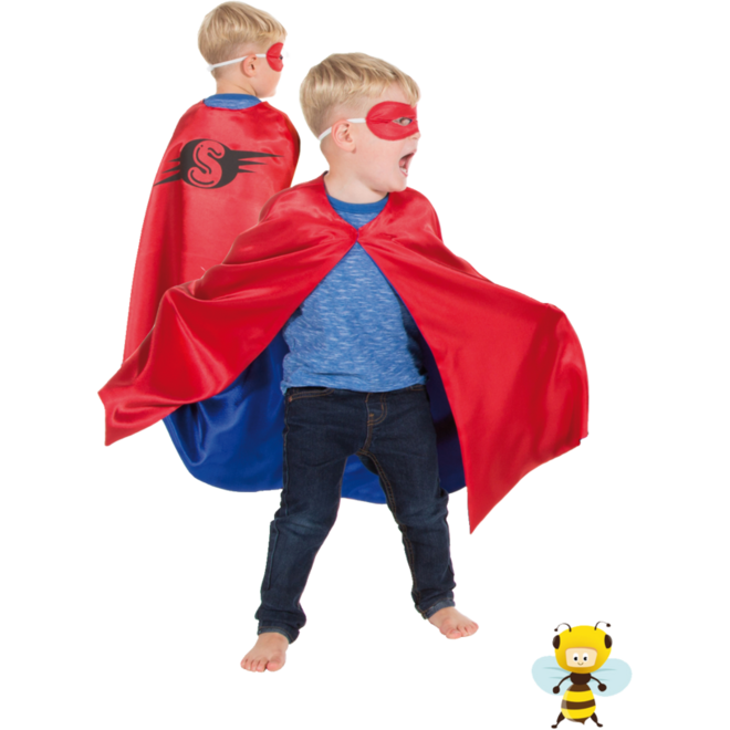 Verkleedkleding superhelden set van 4, 4-7 jaar