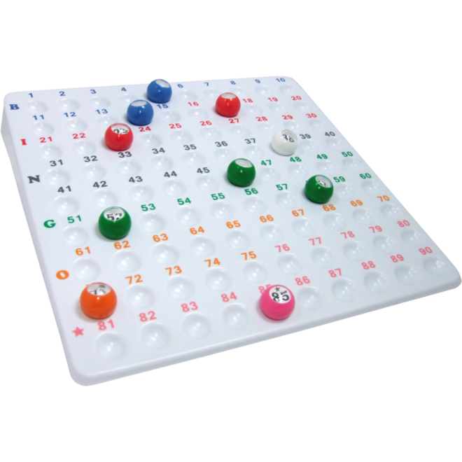 Bingo controlebord, 1-90