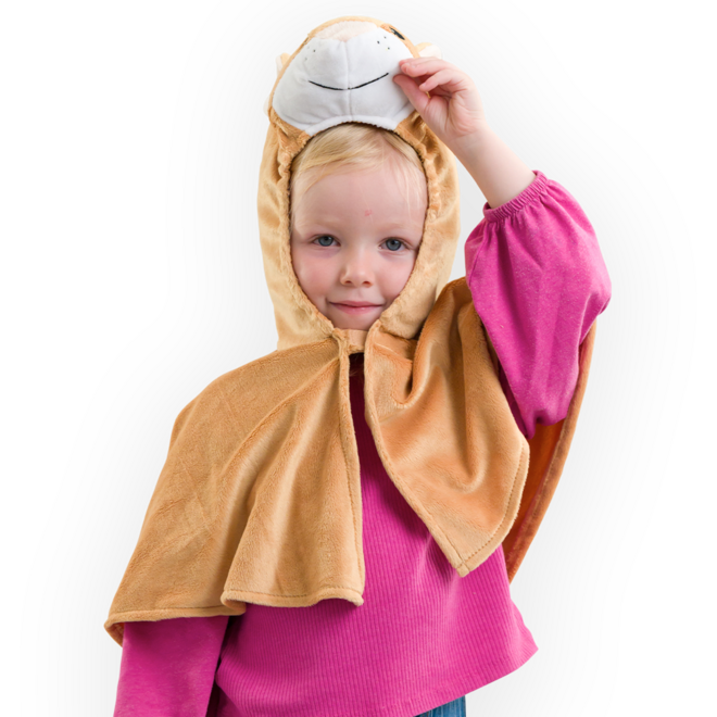 Huisdierencapes, set van 5, Muis, Hond, Kat, Vogel, Konijn