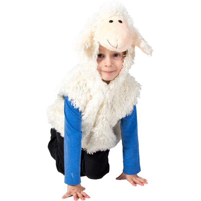 Verkleedkleding schaap, 3-7 jaar